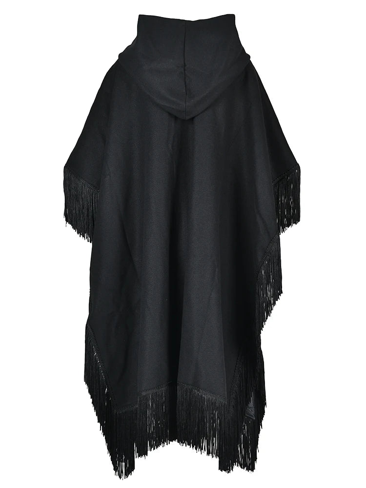 Loose Fit Hooded Cloak