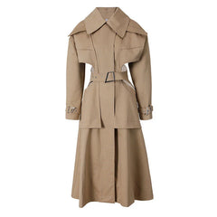 Cut-out Trench Coat