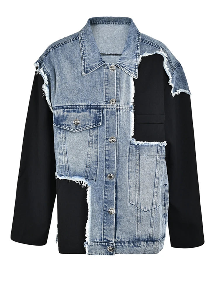 Contrast Denim Jacket