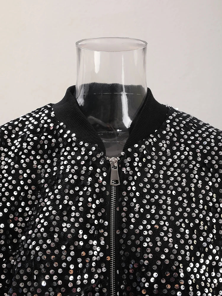 Black Sequins Jacket