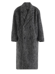 Thick Gray Woolen Coat