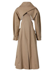 Cut-out Trench Coat