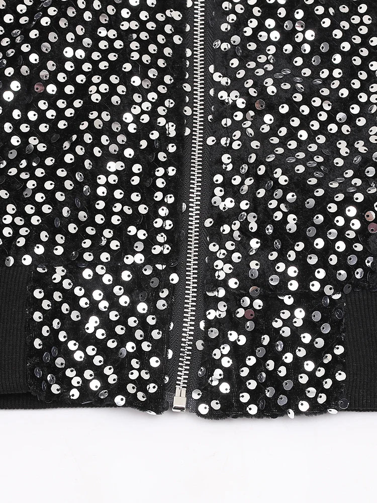 Black Sequins Jacket