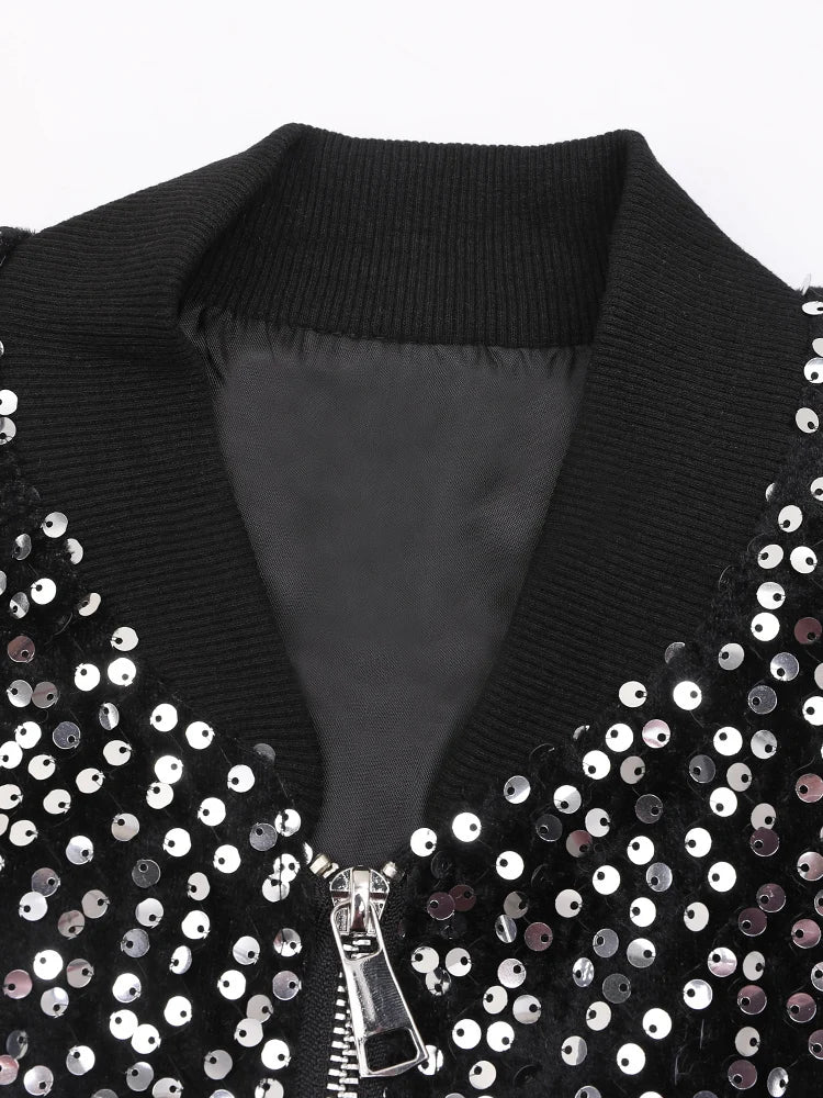 Black Sequins Jacket