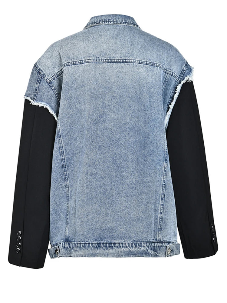 Contrast Denim Jacket