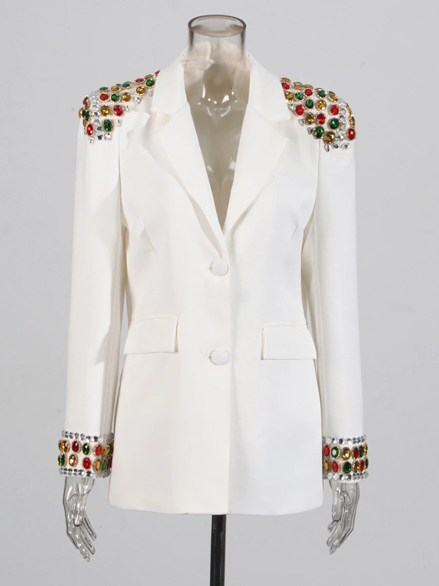 Spliced Crystals Blazer