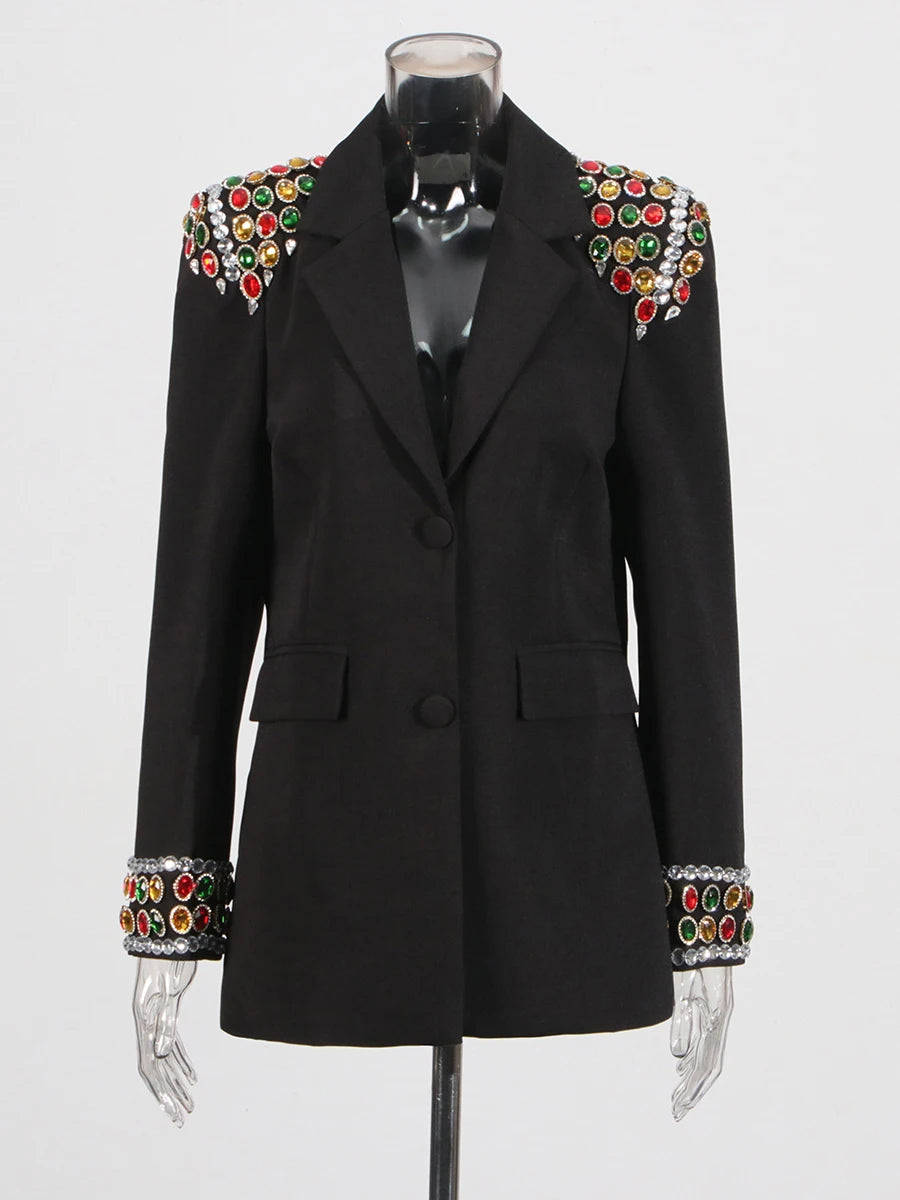 Spliced Crystals Blazer