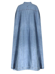 Denim Irregular Cloak