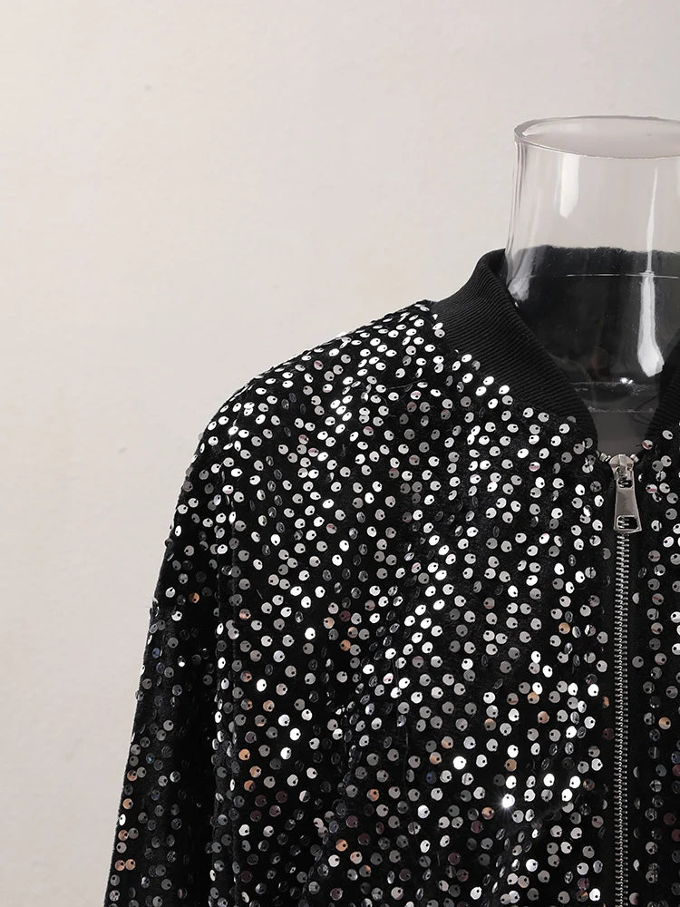 Black Sequins Jacket